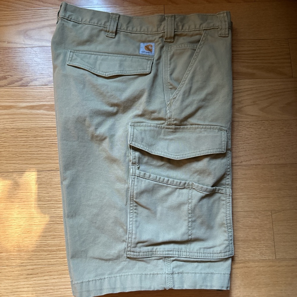 Carhartt Tan Relaxed Fit Cargo Shorts